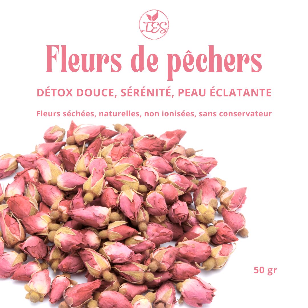 tisane fleur de pêcher à la réunion, saint pierre 974